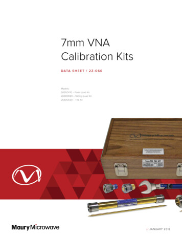 7mm VNA Calibration Kits - Maury Microwave