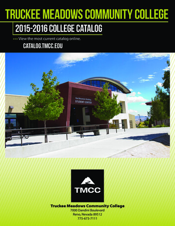 View The Most Current Catalog Online. Catalog.tmcc - Nevada