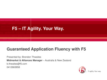 F5 IT Agility. Your Way. - Na.eventscloud 