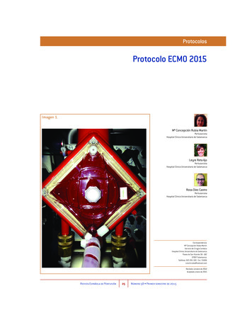 Protocolo ECMO 2015 - AEP