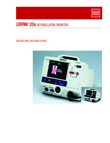 LIFEPAK 20 E DEFIBRILLATOR/MONITOR - AED.us