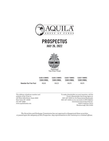 51586 Aquila Hawaii Prospectus 07-26-22
