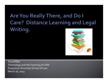 Tara Willke Technology And The Teaching Of LRW Duquesne University .