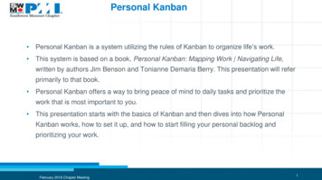 Personal Kanban - Pmiswmo.starchapter 