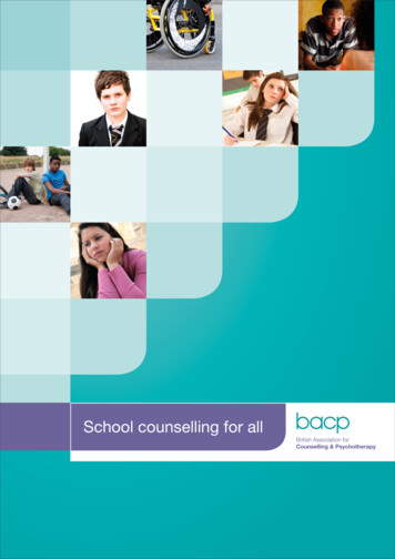 School Counselling For All - BACP