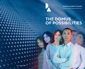 THE DOMUS OF POSSIBILITIES - Dp-education