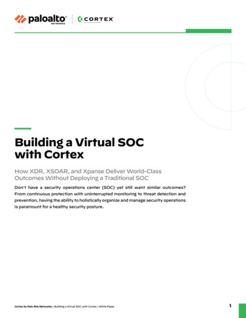 Building A Virtual SOC With Cortex - Ittechreports 