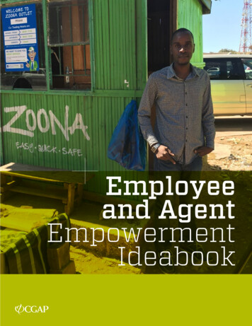 Employee And Agent Empowerment Ideabook - CGAP