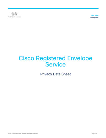 Cisco Registered Envelope Service