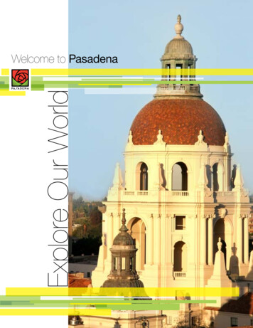 Explore Our World - Pasadena, California