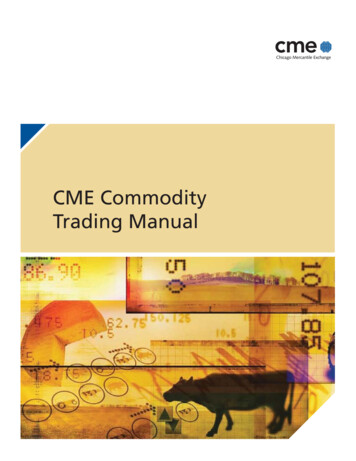 CME Commodity Trading Manual - Montana State University