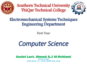 Southern Technical University ThiQar Technical College .