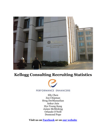 Kellogg Consulting Recruiting Statistics