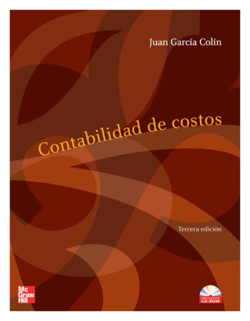 Contabilidad De Costos, 3ra Edición - Fullseguridad 