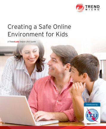 Creating A Safe Online Environment For Kids - ITU