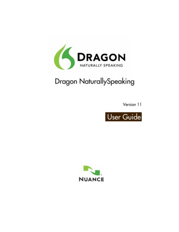 Dragon NaturallySpeaking - North Dakota State University
