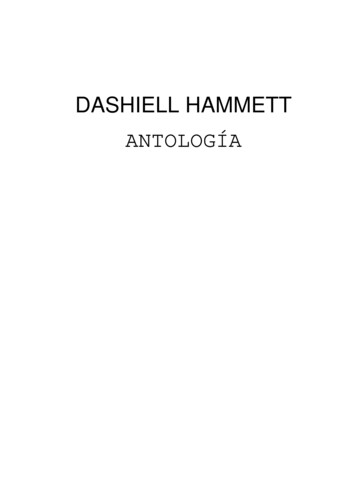 Dashiell Hammett Antología - Ddooss
