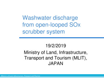 Washwater Discharge From Open-looped SOx Scrubber System