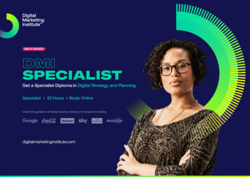 NEW & UPDATED DMI SPECIALIST - Digital Marketing Institute