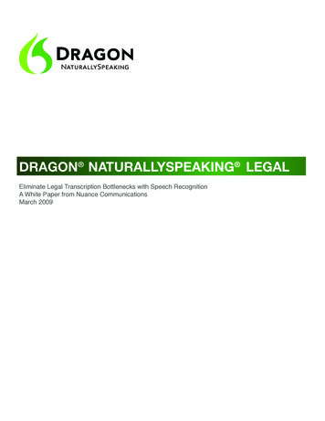 Dragon NaturallySpeaking Legal - Insight