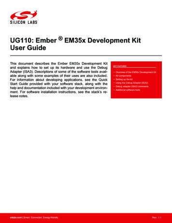 UG110: Ember EM35x Development Kit User Guide