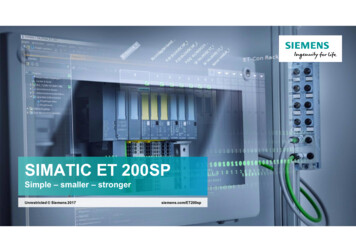 Simple - Smaller - Stronger - Siemens