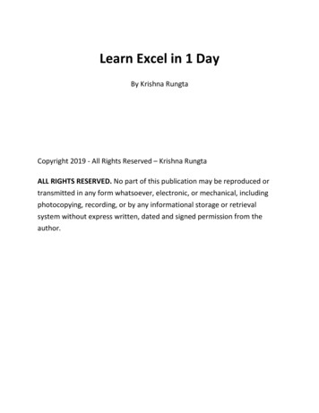 Learn Excel In 1 Day - Guru99