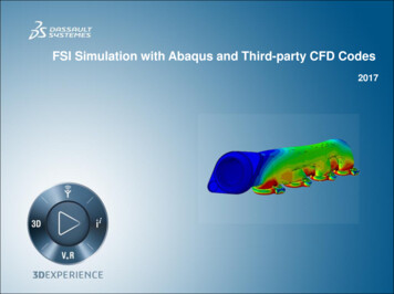 FSI Simulation With Abaqus And Third -party CFD Codes
