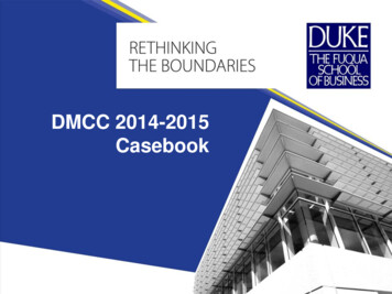 DMCC 2014-2015 Casebook - Wall Street Oasis