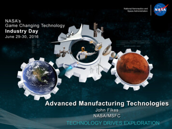 Advanced Manufacturing Technologies - NASA