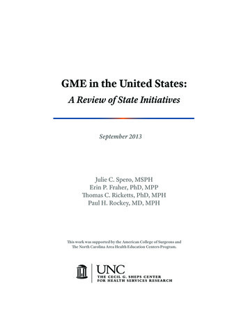 GME In The United States