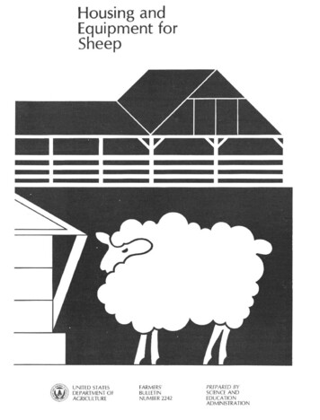 Housing And Equipment For Sheep - Cag.uconn.edu