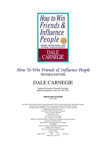 How To Win Friends & Influence People DALE CARNEGIE - Mike Hobbs