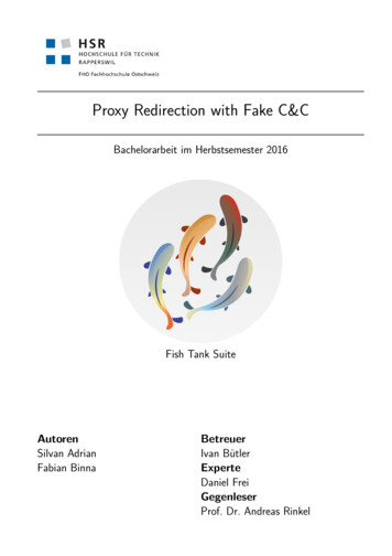 Proxy Redirection With Fake C&C - OST