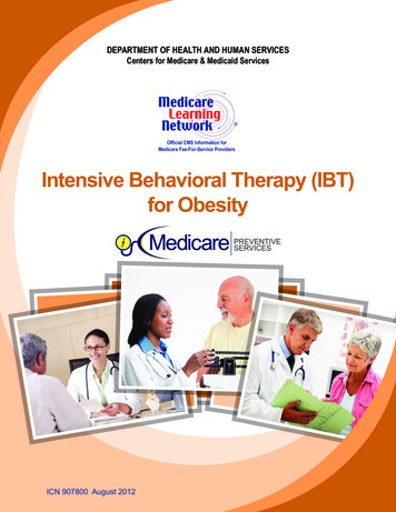 Intensive Behavioral Therapy (IBT) For Obesity - Cigna