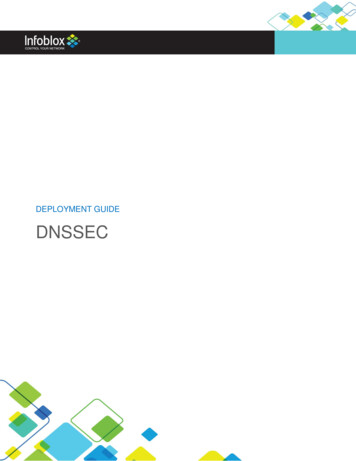 Infoblox Deployment Guide - DNSSEC