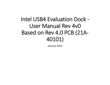 Intel USB4 Evaluation Dock User Manual -Rev01052021 (002) - Read-Only