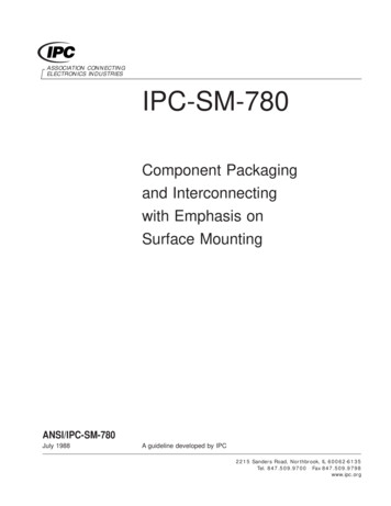 Association Connecting Electronics Industries Ipc-sm-780