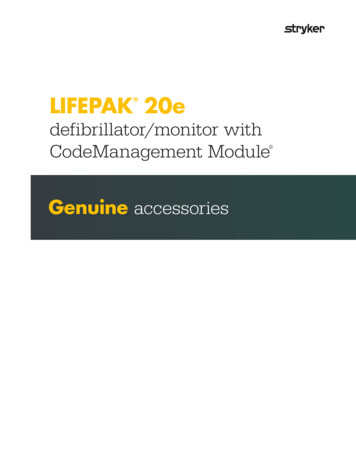 Defibrillator/monitor With CodeManagement Module - Stryker Emergency Care
