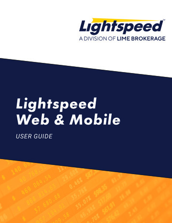 Lightspeed Web & Mobile