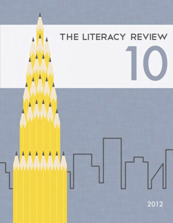 The LiTeracy Review - Gallatin School Of Individualized Study