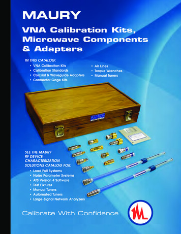 VNA Calibration Kits, Microwave Components & Adapters