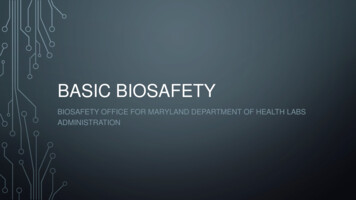 Basic Biosafety