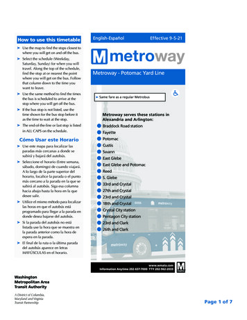 Metroway - Potomac Yard Line - Washington Metropolitan Area Transit .