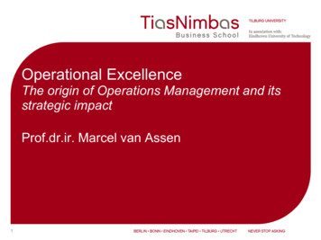 Operational Excellence - Van Assen