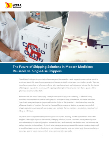 The Future Of Shipping Solutions In Modern Medicine: Reusable Vs .