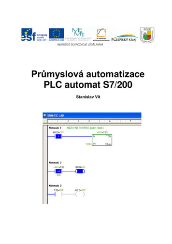 Průmyslová Automatizace PLC Automat S7/200 - Souepl.cz