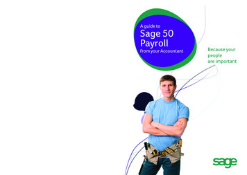 A Guide To Sage 50 Payroll - Accountancy