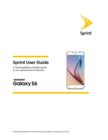 Samsung Galaxy S6 User Guide - Sprint