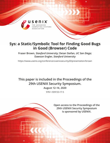 Sys: A Static/Symbolic Tool For Finding Good Bugs In Good (Browser) Code